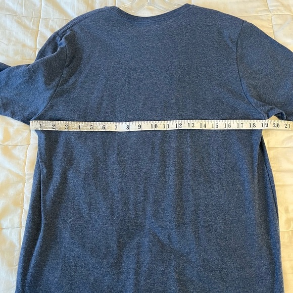 NWOT Motorcycle Anatomy Men’s Graphic Tee M Heather Blue - Picture 7 of 8